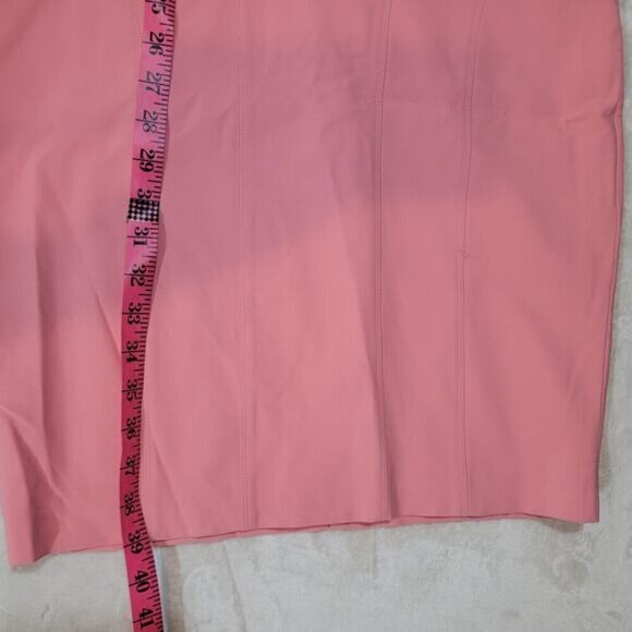 Manning Cartell Pink High Neck Bodycon Sleeveless Pencil Dress - Size‎ 8 - Picture 7 of 10